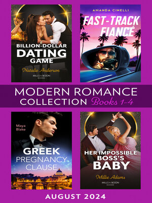 cover image of Modern Romance August 2024 Books 1-4